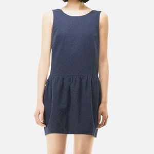 Club Monaco blue brocade mini dress size 00